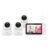 VTech VM924-3 5″ Pan Tilt Zoom Video Baby Monitor with 3 Cameras – No WiFi, 17Hr Battery, 1000ft Range, Night Vision & Lullabies – Ideal for New Parents