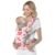 YooxArmor Baby Carrier, Ergonomic Adjustable Toddler Carriers for 7-33 Lbs, Cozy Lightweight Infant Carrier with Neck Support, Baby Chest Carriers with Lumbar Support for Parents (4-36 Months)
