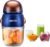 Baby Food Maker Mini Cute and Small Food Processor Puree Blender Grinder Chopper 300ml Cup Glass Bowl with 8 Blade Electric (Spaceman-Blue)