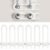 Baby Proofing Cabinets, Sliding Cabinet Locks for Babies, Adjustable U Shaped Baby Safety Locks, Childproof Cabinet Latch for Kitchen, Bathroom, Drawer, Cupboard Doors Knobs & Handles (6 Pack White)