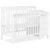 Dream On Me Jayden 4‑in‑1 Mini Convertible Baby Crib & Changer with Storage in White, Pinewood, GreenGuard Gold & BSA, 1” Mattress Pad, 3 Mattress Heights, Converts to Mini Day & Twin-Size Bed
