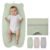 Blissful Diary Vegan Leather Portable Changing Pad, Wipeable & Waterproof Baby Change Mat，Diaper Bag, Travel Essential & Registry Gift, Light Green