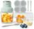 Baby Food Maker, HEYVALUE 13-in-1 Larger Baby Food Processor Set, Fruit, Vegatable, Meat, Glass Puree Blender, Food Freezer Tray, Silicone Spoons, Spatula,20 OZ(Green)