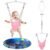 G TALECO GEAR Baby Jumper, Baby Jumper Doorway with Adjustable Strap, Protable Baby Jumpers and Bouncers, Easy to Assemble, Baby Bouncer Jumper with Soft Rug, Pink
