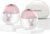 MomMed S33 Wearable Breast Pump with Case, Ultra-Quiet in-Bra Pump for Work & Night, One-Tap Pause, Night Light, Leakproof, 4 Modes 9 Levels, 17/19/21mm Inserts (Pink, Double Pro (with Case))