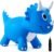 Kids Dinosaur Bouncy Animal Toys, Inflatable Triceratops Bouncer, Ride on Bounce Hopper, Indoor Outdoor Activity Birthday Gift for 18 Months 2 3 4 Years Old Boys