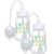 Hands-Free Baby Bottle – Anti-Colic Nursing System 4 oz Baby Bottle with Fast Flow Nipple/Teat 3m+ with Tube Straw Feeding System for Toddler (2 Pack – Dinosaur)