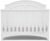 Delta Children Perry 6-in-1 Convertible Crib – Greenguard Gold Certified, Bianca White