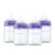 Lansinoh Anti-Colic Glass Baby Bottles, 5 Ounces, 4 Count, Includes 4 Extra Slow Flow Nipples (Size XS, Newborn), Baby Essentials