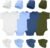 Glitopper 4 Pack Preemie Newborn Layette Set Baby Bodysuit Clothes Hat Bodysuit Socks Set for NICU Newborns