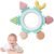 Hooku Silicone Teethers for Babies 6-12 Months, Teething Toys for Babies 0-6 Months, Baby Fruit Teethering Rings, BPA Free Baby Chew Toys, Infants Gifts