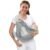 Baby Sling Carrier Newborn, Adjustable Easy Wearing Baby Nursing Warp Sling, New Mom Dad Soft Cotton Baby Front Holder Carrier for Infant Toddler Life Travel Essential Gifts (Mesh Grey)
