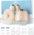 Bear Breast Pump Hands Free, Wearable Breastfeeding Pumps Strong Suction Low Noise, 4 Modes& 9 Levels Electric Breast Pump Portable, 19/21/24mm Insert Flange, 2 Packs