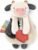 Itzy Ritzy – Itzy Lovey Including Teether – Baby Lovey with Teether, Textured Ribbons & Dangle Arms – Features Crinkle Sound, Sherpa Fabric and Minky Plush (Cow)