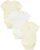 Little Me Baby Gender Neutral 3-Pack Short Sleeve Bodysuit Scratch Free 100% Cotton, Quick Snap Closures
