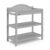 Graco Story Changing Table with Water-Resistant Pad – GREENGUARD Gold Certified Baby Changing Station with Safety Strap, 2 Open Shelves, and a Nursery Must-Have Design (Pebble Gray)