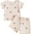 Thorn Tree Summer Baby Girl Clothes Short Sleeve Tops Elastic Shorts Cute Toddler Girls Outfits Infant Outfit
