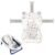 Colorlife Baby Bath Seat Support Net Infant Bathing Seat Support Mat, Adjustable Comfortable Non-Slip Three-Pointed Baby Shower Net Bathtub Sit Up Mesh for Newborn 0-12 Months-Star(No Bathtub)