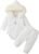 Baby Clothing Sets Girls Hooded Long Sleeve Romper and Pants Outfit Infant Clothing layettes