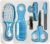 6-Piece Newborn Baby Care Kit, Infant Grooming Set with Nail Clippers, Comb, Brush and Manicure Tools for Daily Nail and Hair Care, Blue