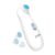 PureBaby Electric Nail Trimmer – New & Improved 6-Piece Cordless Nail Drill, 4 Attachments, 2 Speeds with Bidirectional Rotation, LED Light, Hidden File Storage, & Carrying Case for Newborns & Baby
