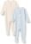 Amazon Essentials x Sofia Grainge Unisex Babies’ Cotton Footed Sleep and Play One-piece Bodysuit, Pack of 2