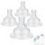 Silicone Nipples for Philips Avent Anti-Colic Baby Bottles,Size 2 Nipple,3m+,Meudim Flow, 4 Count