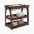 Baby Changing Table, Wood Diaper Changing Table with 2-Tier Storage Shelves, Wooden Baby Changing Station for Nursery, Modern Changing Table Dresser
