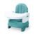 Ingenuity Deluxe Comfort Booster Seat for Kitchen Chair, Compact Fold, Portable, Lightweight, Toddler Booster Seat for Dining Table, from 6 Months to 3 Years – Teal