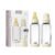 BIBS Glass Baby Bottles 2-Pack, 8.1 Oz. Anti-Colic System for Gas Reduction. Vented Round Natural Rubber Latex Nipple. Supports Infant and Newborn Breastfeeding – 240 ml (Pack of 2), Ivory