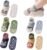 Baby Girls Non-Slip Cotton Ankle Socks – Infant Toddler Cartoon Grips 6 Pairs