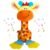 Baby Teether Rattle Toy – Soft Giraffe Plush with Crinkle Squeaky Sound, Sensory Shaker for Newborns 0-12 Months, Infant Learning and Travel Stroller Toy