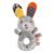 Baby Rattle for Babies 0-6 Months, High Contrast Black and White Sensory Toy, Soft Plush Rabbit Shaker with Textured Ring, Montessori Developmental Toys for Tummy Time, Infant Newborn Gifts