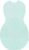 Happiest Baby Sleepea 5-Second Swaddle – 100% Organic Cotton Baby Swaddle Blanket – Doctor Designed Promotes Healthy Hip Development (Teal Stars, Small)