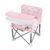 PandaEar Portable Baby Booster Seat | Compact Fold with Safety Straps & Feeding Tray for Indoor/Outdoor Use | Great for Travel, Camping, Beach, Lawn | Toddlers, Kids, Boys, Girls (Pink Unicorn)