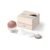 Emulait Glass Classic Baby Bottle for Newborns and Infants, Natural Breast-Like Shape 2, Color Medium, Anti-Colic Venting, Soft Silicone Nipple, Easy-Latch, Glass Nursing Bottle for Feeding, 8oz