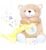 Baby Sleep Soother, Cry Activated Sensor Teddy Bear Lullabies & Mom Heartbeat, Nursery Toddler Star Night Light Projection Sleep Aid, Unique Girl, Baby boy and New Baby Gifts