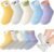 5-Pack Baby Grip Socks 6 Months – 5 Years, Non-Slip Toddler Slipper Socks with Anti-Slip Grippers, Soft Cotton