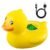 b&h Rechargeable Baby Bath Thermometer – Fast Temperature Reading, Digital Water Temperature Thermometer for Bathtub and Room, Safety Infant Floating Bath Toy, Baby Duck