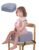 Babelio Ergo-Designed Booster Seat for Kitchen Chair, Promote Proper Upright Posture, Toddler Booster Seat for Dining Table, Removable & Washable Cover, Suitable for 18 Months to 5 Years, Dark Grey