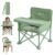 Portable Baby Chair,Portable 3-in-1 Baby Booster Seat with Tray,Folding Toddler High Chair for Travel,Camping, Home & Dining, Easy to Clean & Store, Safe with Child Safety Belt Carry Bag(Green)