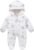 Fairy Baby Newborn Baby Bear Suit Thin Fleece Footie Romper Snowsuit Hooded Jumpsuit Bodysuit Winter Clothes Boy Girl 0-12M