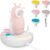 MelodySusie Baby Electric Nail File Kit, PC20F Rechargeable & Safe Nail Trimmer with Night Light, Quiet Operation for Newborns, Infants, Toddlers, Gentle Nail Care Clipper, Pink