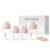 Gulicola Natural Glass Baby Bottles Set 4 Pack, Newborn Girl Breastfeeding Bottles with Slow Flow Nipples, 0 Months+, 3 oz & 5 oz – Pink