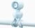 JISULIFE 2026 Stroller Fan – Small & Stylish with 38H Cooling, Soft Night Light, One‑Click Detachable for Stroller or Desk, Safe Baby Fan for Crib Car Seat Nursery Travel, Gifts for Baby Mom (Blue)
