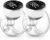 NaNaLazy Wearable Breast Pump Hands Free of Longer Battery Life & LED Display, Portable Electric Breast Pump with 3 Modes & 9 Levels & Low Noise, 24 mm Flange, 2 Pcs White