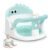 Baby Bath Seat for Babies 6 Months & Up Sitting Up, Non-Slip Baby Bath Chair with Suction Cup, Safe and Comfortable Portable Infant Bath Seat for Bathroom, Bathtub Tub, Easy to Clean (Green)