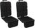 MORROLS Car Seat Protector, 2 Pack Carseat Protector with Thick Padding, Baby/Pets for Child Car Seat-Mesh Pockets-Waterproof-Universal Size(Black)
