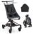 GarveeLife Lightweight Baby Stroller Under 10 LBS, Travel Strollers for Airplane with Carry Bag, One-Handed Fold Compact Umbrella Stroller – Adjustable Sun Canopy, 360° Wheels & 3-Point Safety Harness