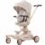 Lightweight Folding Stroller Wagon for Baby & Toddler Travel, 360° Reversible Seat, Adjustable Canopy with Storage Basket, Airplane-Friendly Compact Umbrella Stroller